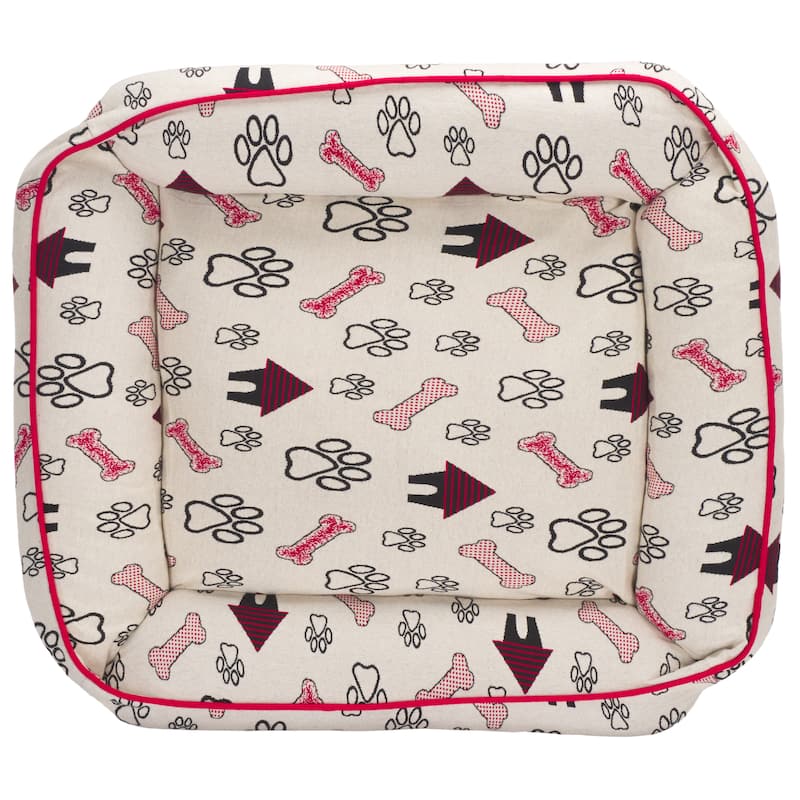 SAFAVIEH Pet Collection Genji Dog Bed