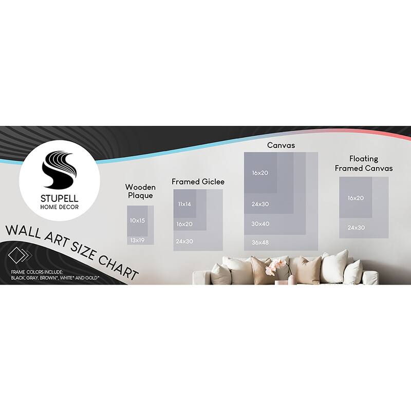 Stupell Better at Beach with Shell Framed Floater Canvas Wall Art Design by Lil' Rue