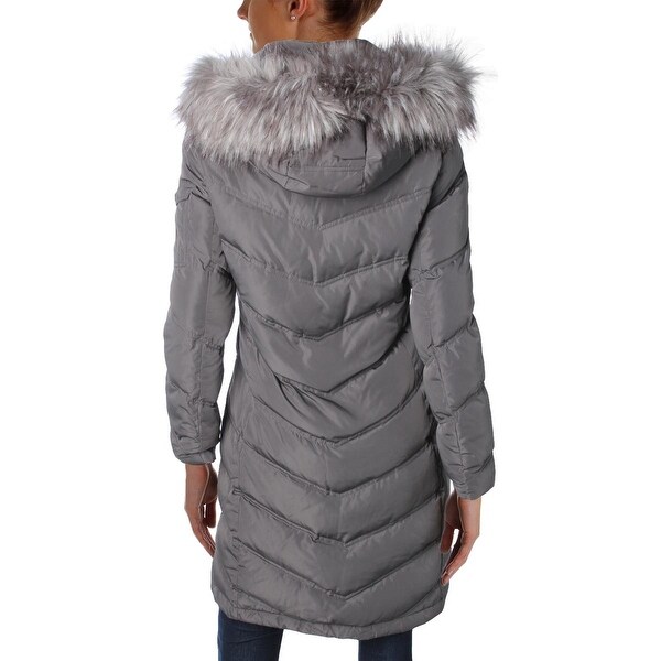 calvin klein white puffer jacket