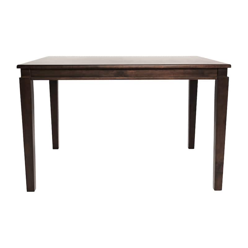 Classic Wood Dining Table with Offset Tapered Legs