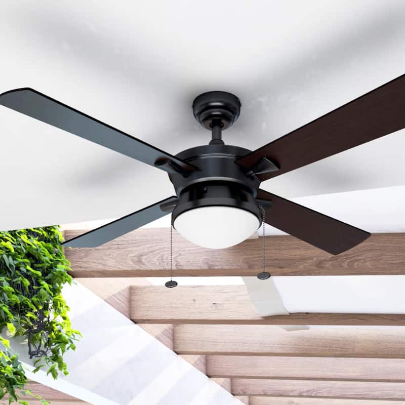 Copper Grove Ayre 52-inch Modern Matte Black Outdoor Ceiling Fan