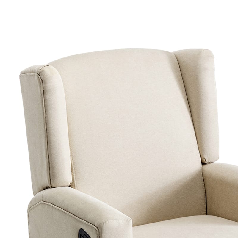 UIXE Upholstered Modern Swivel Glider Rocker Recliner