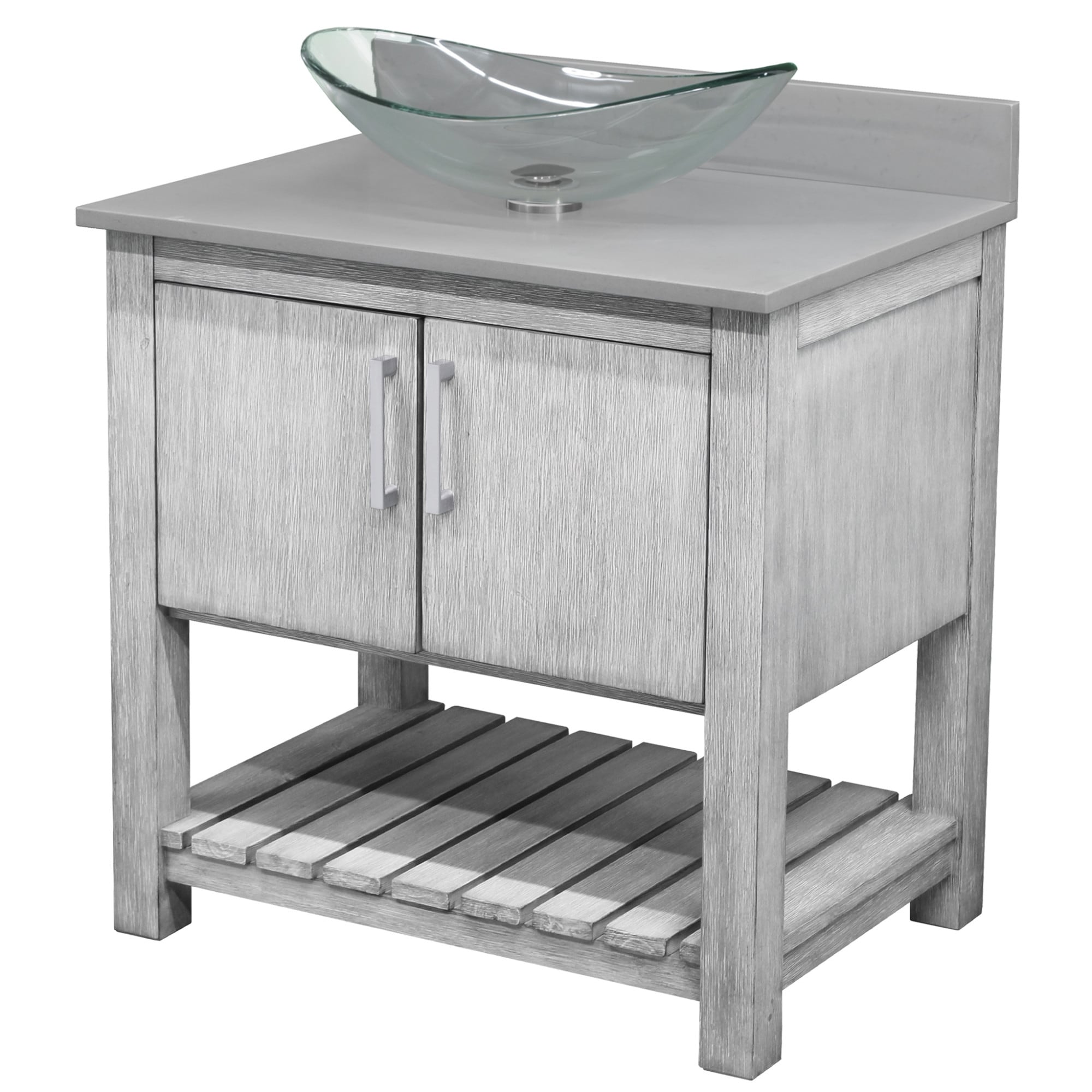 Miseno MV-36SG-NOBV-280-324C Ocean Breeze 36" Free Standing Single