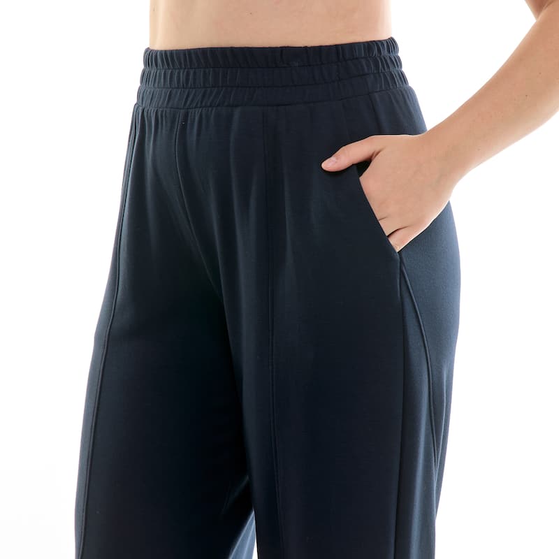 Nanette Lepore Barrel Leg Pull-On Pant - L - Dark Sapphire