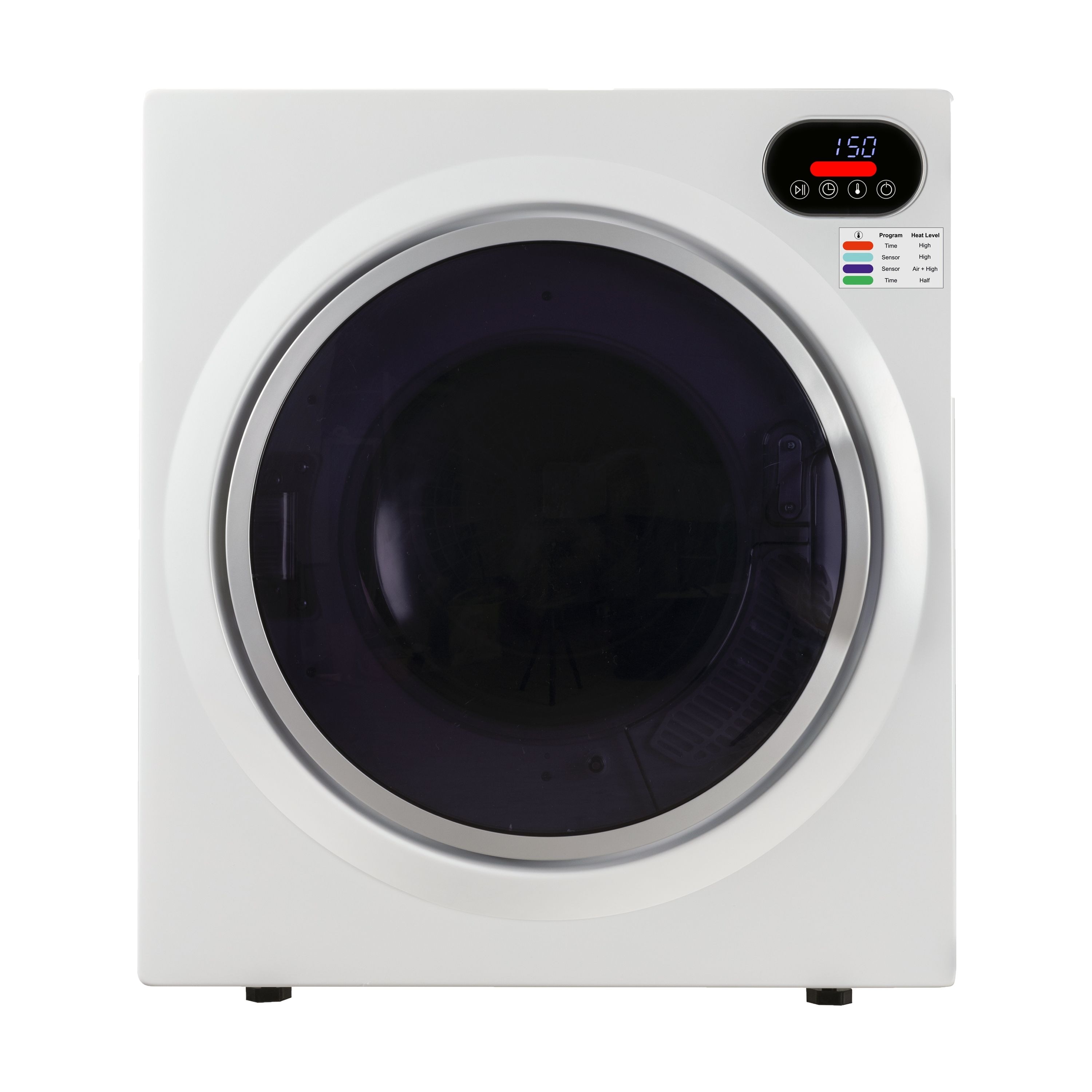 Equator Ed 848 24 2.6 Cu.Ft. White Compact Digital Dryer