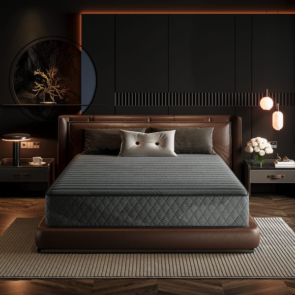 slide 2 of 11, SweDrea 10 in. Medium Firm Gel-infused Memory Foam Hybrid Mattress Cooling and Breathable with CertiPUR-US, SGS and OEKO-TEX