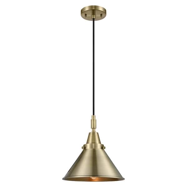 slide 2 of 21, Innovations Lighting Downtown Urban - Caden Briarcliff - 1 Light 10" Cord Hung Mini Pendant Antique Brass