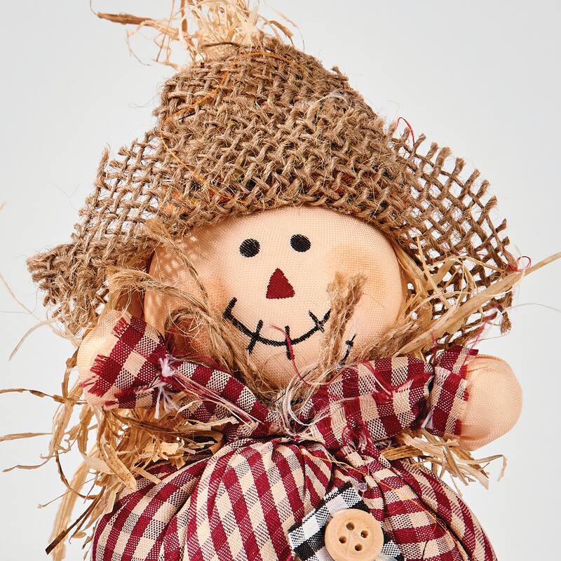 6" Mini Table Scarecrow, 2 Assorted, Set of 6
