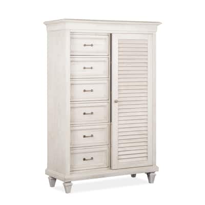 Magnussen Home Newport Alabaster Gentleman's Chest