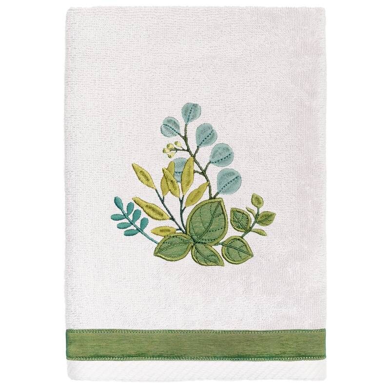 Authentic Hotel and Spa 100% Turkish Cotton Botanica 3PC Embellished Towel Set