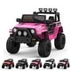 preview thumbnail 3 of 33, 12V Kids Ride on Truck Car with Remote Control Rose Red