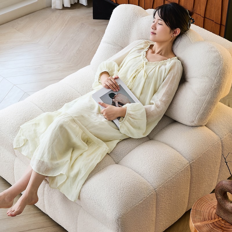 JASIWAY Chenille Pull-Out Single Sofa Bed