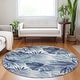 preview thumbnail 49 of 50, Machine Washable Indoor/ Outdoor Coastal Palm Chantille Rug
