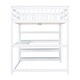 preview thumbnail 26 of 82, Space-Saving Loft Bed with Storage Shelves and Desk, Solid Wood Loft Bed Frame with Ladder and Guardrail for Kids Teens Adults