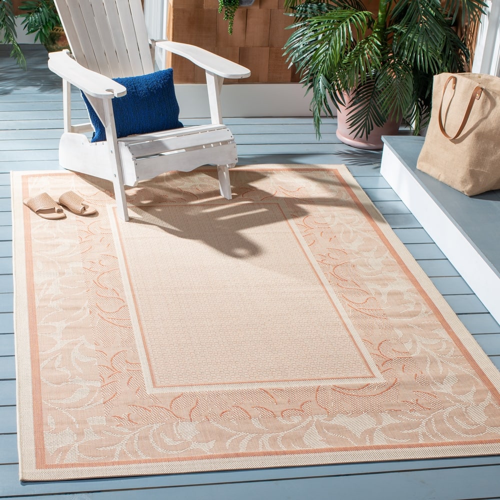 SAFAVIEH Courtyard Irmhilde Indoor/ Outdoor Waterproof Patio Backyard Rug