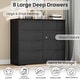 preview thumbnail 5 of 26, Tall Modern Wooden Dresser with 8 Drawers, Deep Storage, Large Chest of Drawers with Wide Top