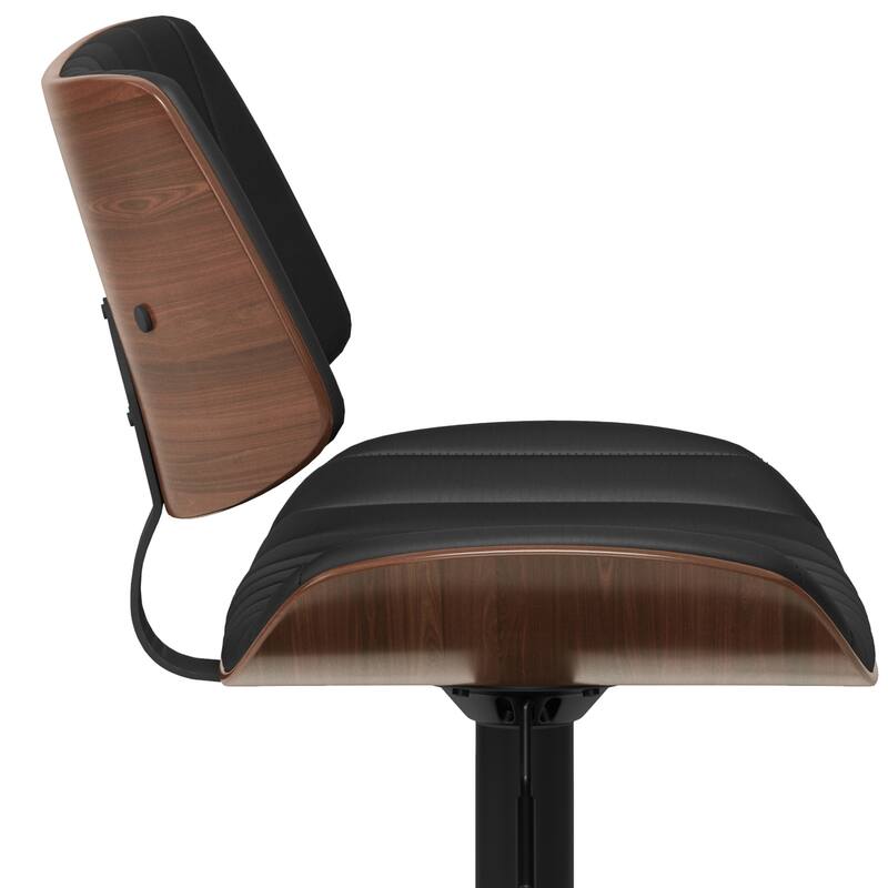 WYNDENHALL Annie Mid Century Modern Adjustable Bar Stool - 20.5"D x 19.7"W x 36.22 - 44.09 "H