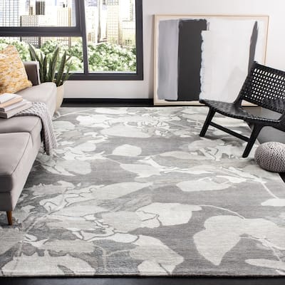 SAFAVIEH Couture Hand-knotted Tibetan Fumiki Modern Wool Rug
