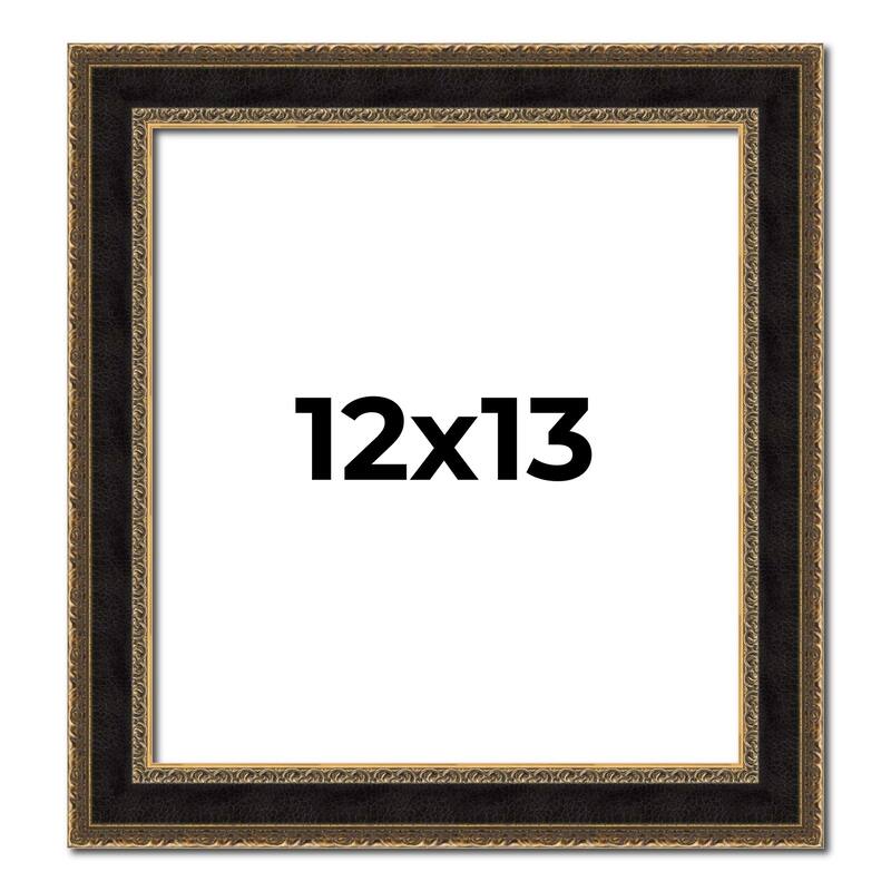 12x13 Frame Gold Antique Vintage Sold Wood Picture Frame | 1.75 Inch