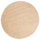 preview thumbnail 103 of 138, SAFAVIEH Handmade Himalaya Kaley Solid Wool Rug 6' Round - Beige - Round