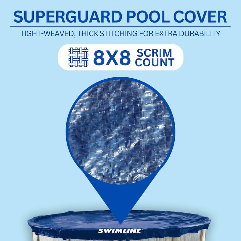 Swimline Hydrotools Supreme Guard Winter Cover for 33' Above Ground Round Pools - 16.9