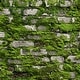 preview thumbnail 1 of 2, Galerie Wallcoverings Bricks and More Collection Mossy Stone Wall Matte Finish Vinyl on Non-woven Wallpaper Roll 33-feet long x 21-inches wide - Green