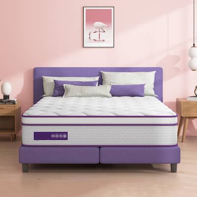 Queen Mattress,10 Inch Hybrid Memory Foam Mattress,Different Color Optional