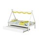 preview thumbnail 15 of 27, Twin size Teepee Bed Frame Tent with Trundle(Wood Slat Support)