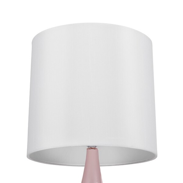 rose gold and grey lamp