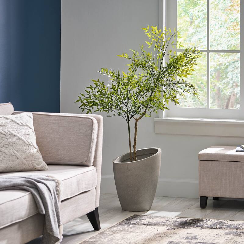 120cm Artificial Nandina Plant Potted Indoor Outdoor Home Decor - Green