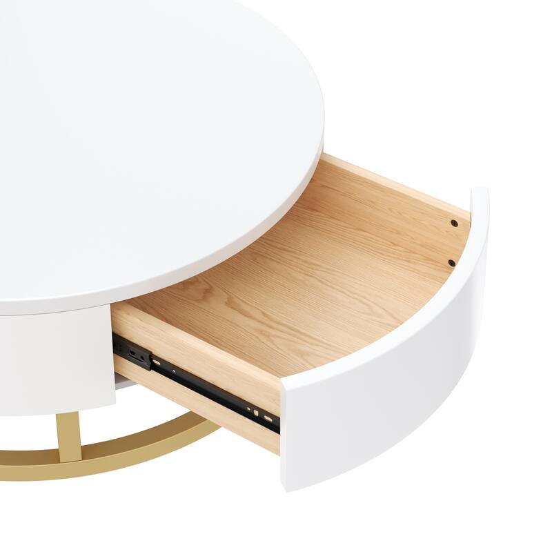 Modern Round Lift top Nesting Coffee Tables