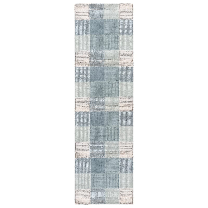 SAFAVIEH Handmade Genre Zoli Farmhouse Plaid Wool Rug