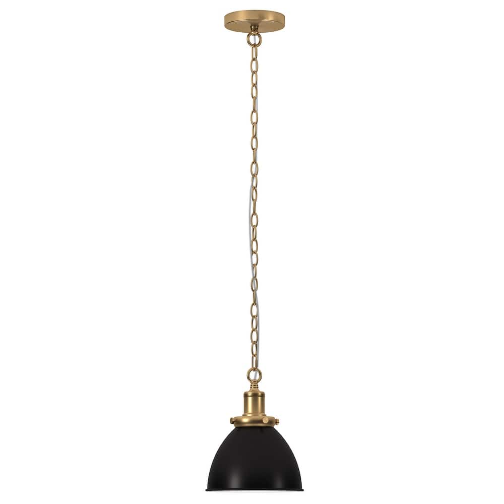 Elodie 8" Wide Pendant with Metal Shade - 8" Wide