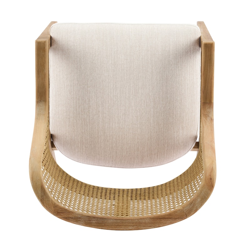 Christopher Knight Home - Mid-Century Extendable Dining Table Set with Upholstered Cane Back Dining Chairs