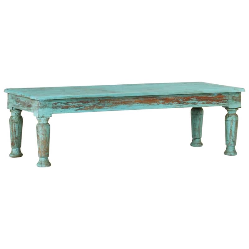 vidaXL Coffee Table Living Room Coffee Accent End Table Solid Wood Reclaimed - 43.3" x 19.7" x 13.4" (L x W x H)