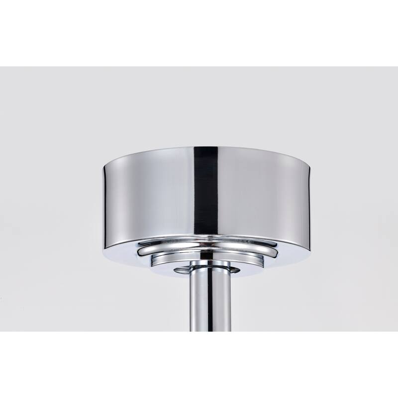 Sepp 16 Inch Chrome Polish Crystal Fandelier - N/A