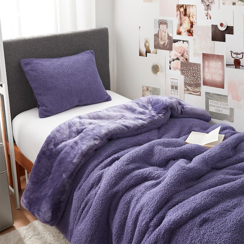 Cardigan Knit - Coma Inducer® Oversized Comforter Set - Blueberry Purple
