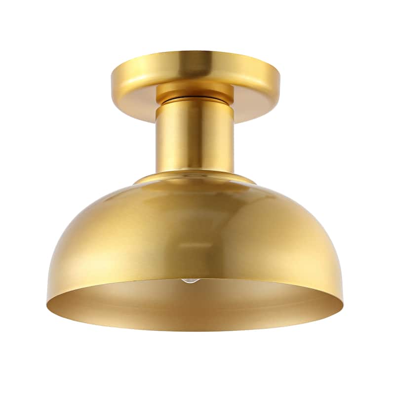 SAFAVIEH Lighting Taake Flush Mount - 13" W x 12" D x 12" H - 13Wx12Dx12H