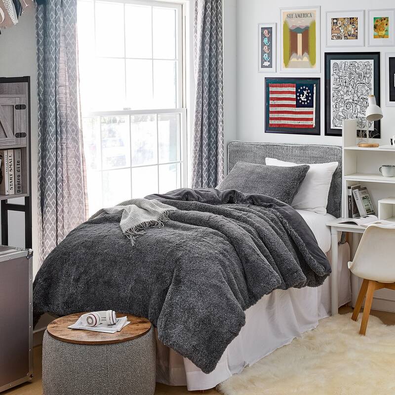 Chunky Bunny Git Cozy - Coma Inducer® Oversized Comforter Set - Black Salt - Black Salt - Twin XL