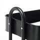preview thumbnail 10 of 51, 4-Tier Metal Utility Cart with Wheels Storage Shelves Organizer Trolley Cart