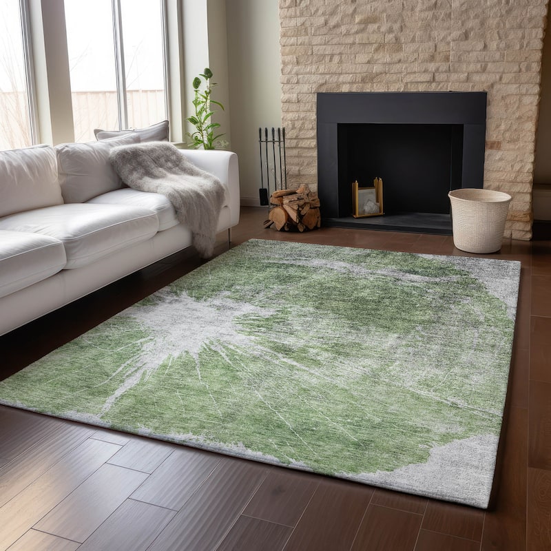 Premium Washable Super Soft Abstract Woodgrain Mayfield Rug
