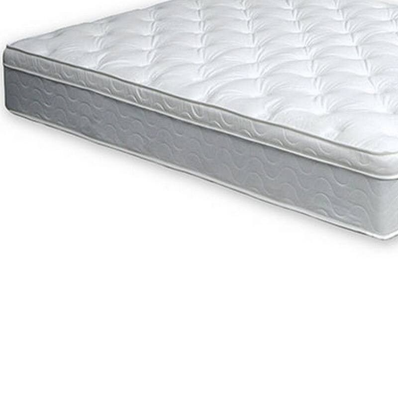 Fima 11 Inch Full Size Pillow Top Mattress, Medium Firmness Hi Density Foam