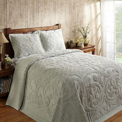 Better Trends Ashton Collection in Medallion Design 100% Cotton Tufted Unique Luxurious Machine Washable Tumble Dry