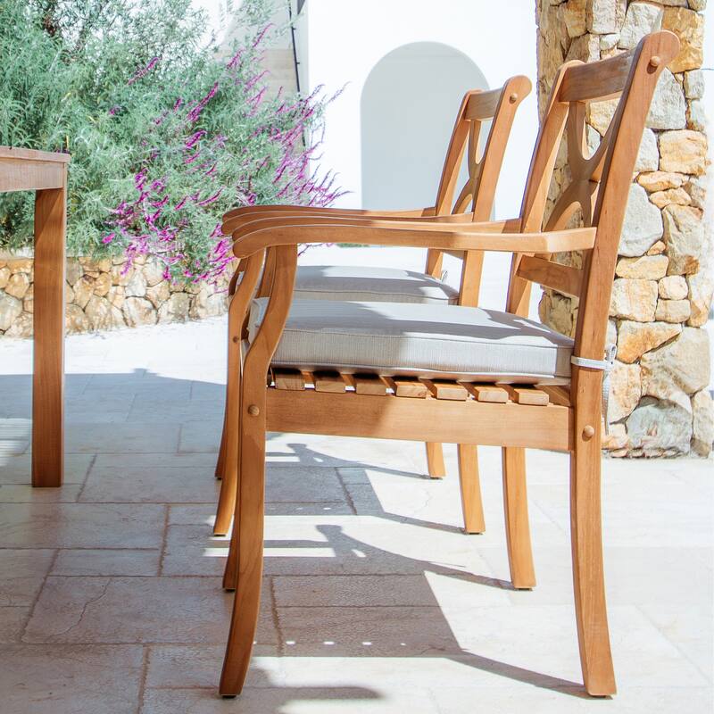 Cambridge Casual Lowell 4-Piece Indonesian Teak Patio Dining Set