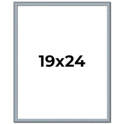 19x24 Frame Rustic Sky Blue Solid Wood Picture Frame | 0.75 Inch