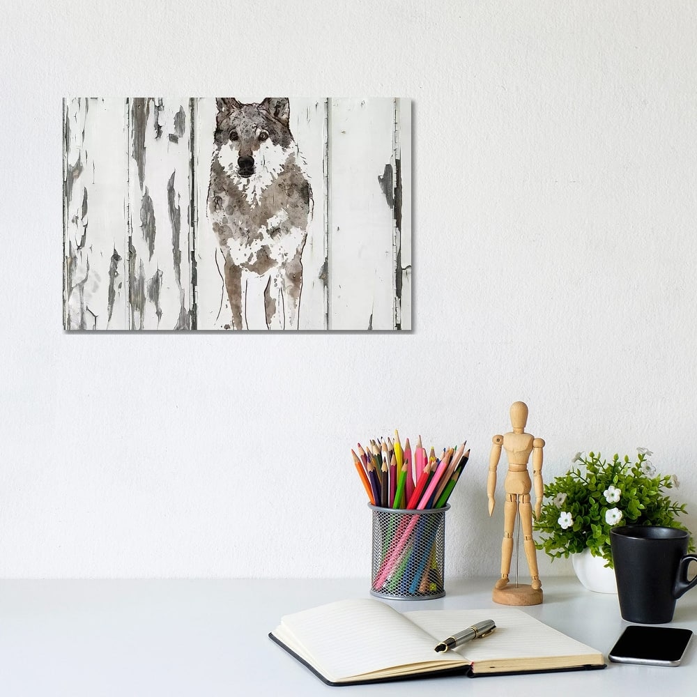 iCanvas "Idaho Wolf" by Irena Orlov Canvas Print