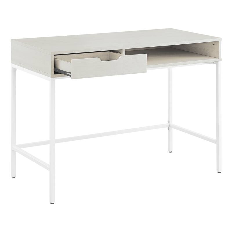 Contempo 40" Desk with Drawer and Shelf