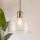 Option Brass Metal/ Textured Glass/ Black Wire