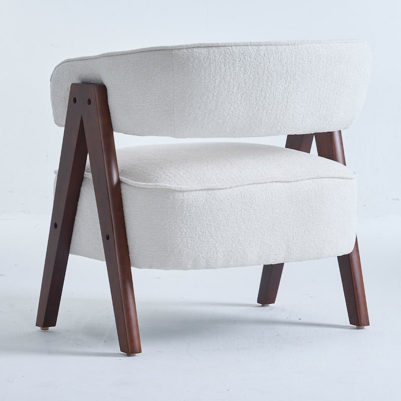Modern Accent Chair, Armchair with 8.7" Thick Seat Cushion for Living Room