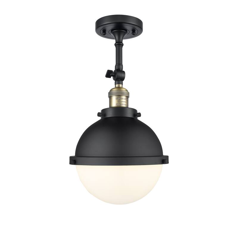 Innovations Lighting Franklin Restoration Hampden - 1 Light 9" Semi-Flush Mount